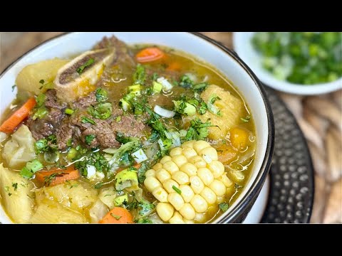 SANCOCHO DE COSTILLA DE RES πͺπ¨π©βπ³πΉ