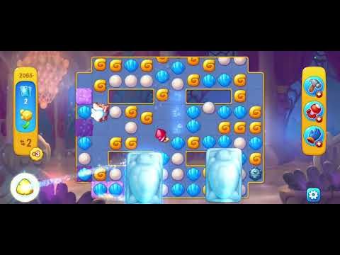 Fishdom gameplay level 2065