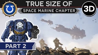 True Size of a Space Marine Chapter [999.M41] (Part 2) 3D Documentary