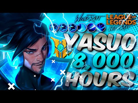 What 8000 HOURS of YASUO Experience Looks Like in Wild rift (HARD 1v9) OUTPLAY in Wild rift