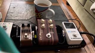Video thumbnail for #2 Acoustic Guitar Pedal Board - Grace Design BiX, Fishman AFX Pro EQ, LR Baggs Reverb Align by Guitar Notes & Notions