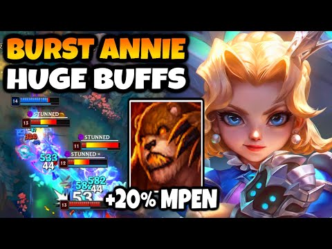Riot BUFFED ANNIE so her ONE-SHOT BUILD is CRAZY NOW