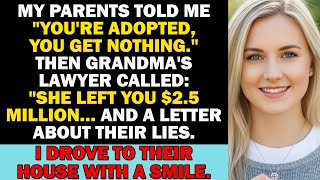 My Parents Said I'd Inherit Nothing. Then Grandma's Lawyer Called With a $2.5M Surprise...