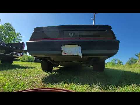 1984 Pontiac Firebird Trans Am engine rev, by request, late 70s 305 chevy engine