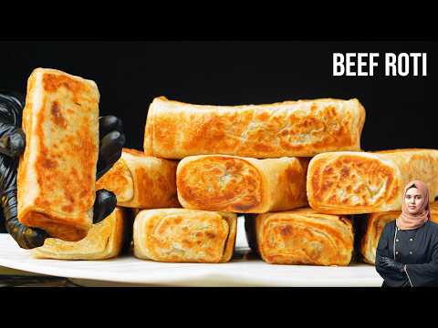 Easy Beef Roti Recipe | A Tasty Sri Lankan Street Food Snack