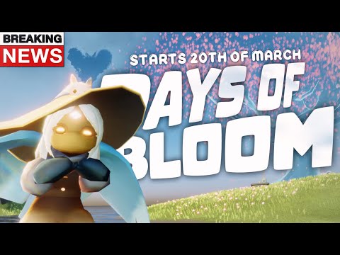 Breaking News: Days of Bloom Starts on 20th March | sky children of the light | Noob Mode