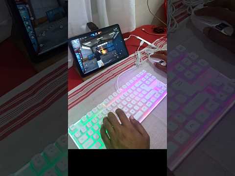 Testing Free Fire with Keyboard & Mouse | Best Tablet Gaming Setup! #shorts #freefire #na10x