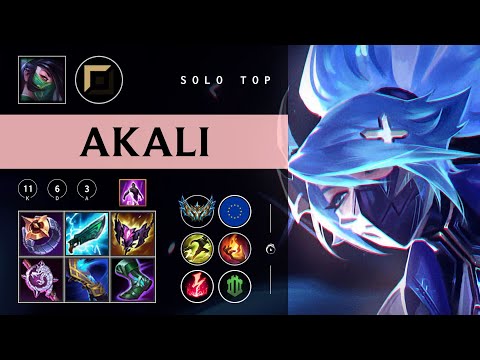Akali Top vs Renekton - EUW Challenger Patch 26.02