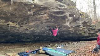 Video thumbnail of Pipe Dream, V10. Peter's Branch