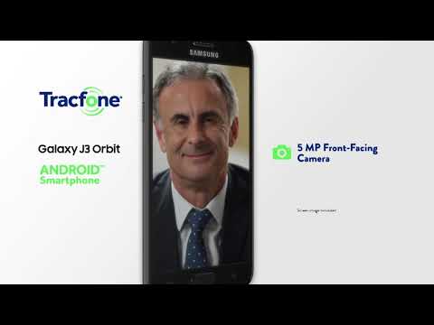 Samsung Galaxy 5" HD 16GB Tracfone with 1500 Minutes/Tex...