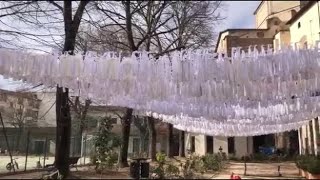 Firenze, ai Nidiaci l'installazione con i nomi dei bambini uccisi a Gaza