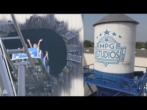 Movie Park Studio Tour - Movie Park Germany - Cinematic Onride - Intamin - Multidimensional Coaster