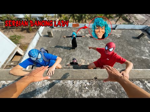 5 SPIDER-MAN Vs SERBIAN DANCING LADY REAL LIFE ESCAPE 11.0 ( Horror Parkour POV )
