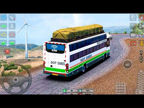 Real Bus Passenger Off-road Drive City Bus Simulator impossible #bus #games #android