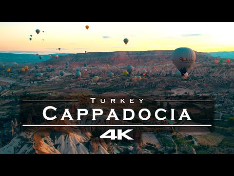 Cappadocia, Turkey 🇹🇷 - by drone [4K]