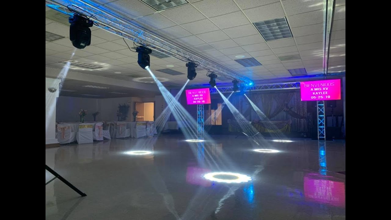 EN UNOS XV AÑOS EQUIPO SUPER ELEGANTE EN ESTRUCTURA E ILUMINACION SHOW 2019