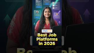 Best Job Platforms In 2026 | Top Websites To Get Hired Fast | Top Job Sites | #Shorts | #Simplilearn