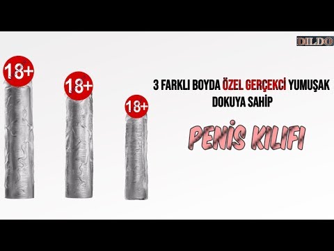 3 Farklı Boyda Özel Gerçekci Yumuşak Dokuya Sahip Harika Penis Kılıfı Seti