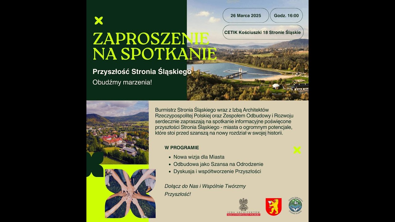 Trwa spotkanie informacyjne poświęcone przyszłości Stronia Śląskiego