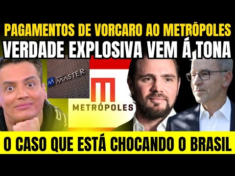 💣EXPLOSIVO: METRÓPOLES NO CENTRO DE SUSPEITA DE CAMPANHA CONTRA O BANCO CENTRAL BANCADA POR VORCARO🫢