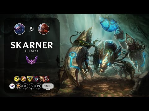 Skarner Jungle vs Gragas - KR Master Patch 13.23