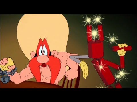 Looney Tunes Cartoons - "Bugs Bunny" Le Gana Fuerzas De Brazos a "Sam Bigotes" - Español Latino