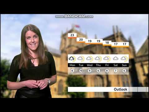 (HD) Alex Osbourne BBC Points West weather on BBC ONE September 10th 2022 - 60 fps