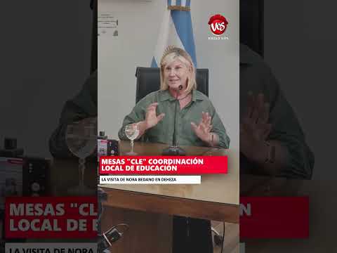 GENERAL DEHEZA: Nora Bedano visitó General Deheza por el trabajo de las Mesas CLE.