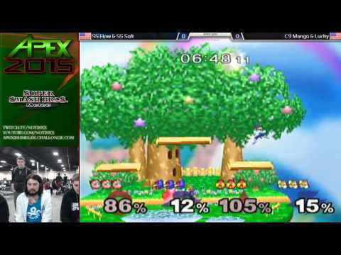 Apex 2015 Melee Doubles - C9 Mang0 & Lucky vs SS Soft & SS Flow