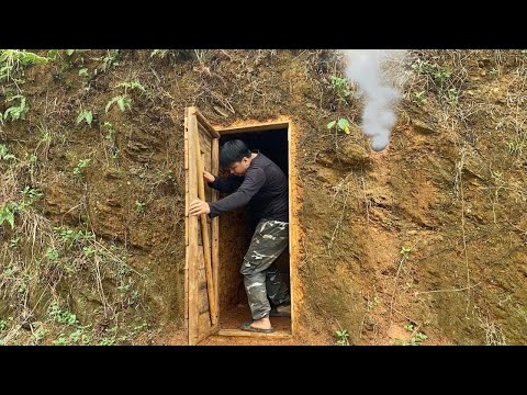 A 120-day journey to build an underground shelter for survival