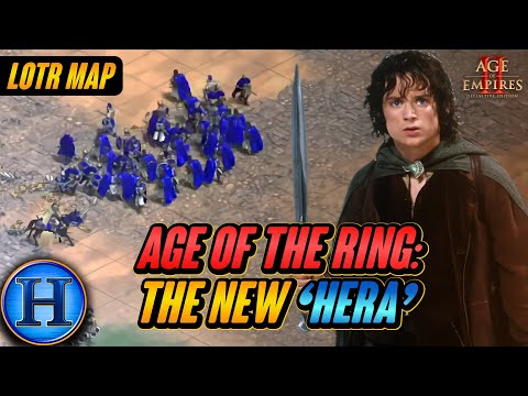 EPIC Game On The Lord of The Rings Custom Map | AoE2