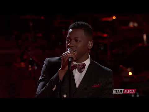 The Voice 2017 Chris Blue   Live Playoffs  'Love on the Brain'