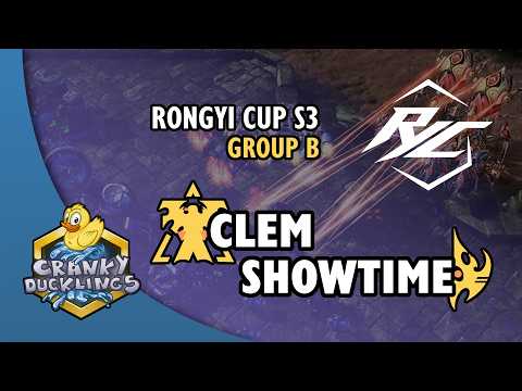 Clem vs ShoWTimE - TvP | Rongyi Cup Season 3 - Group B | StarCraft 2 Tournament