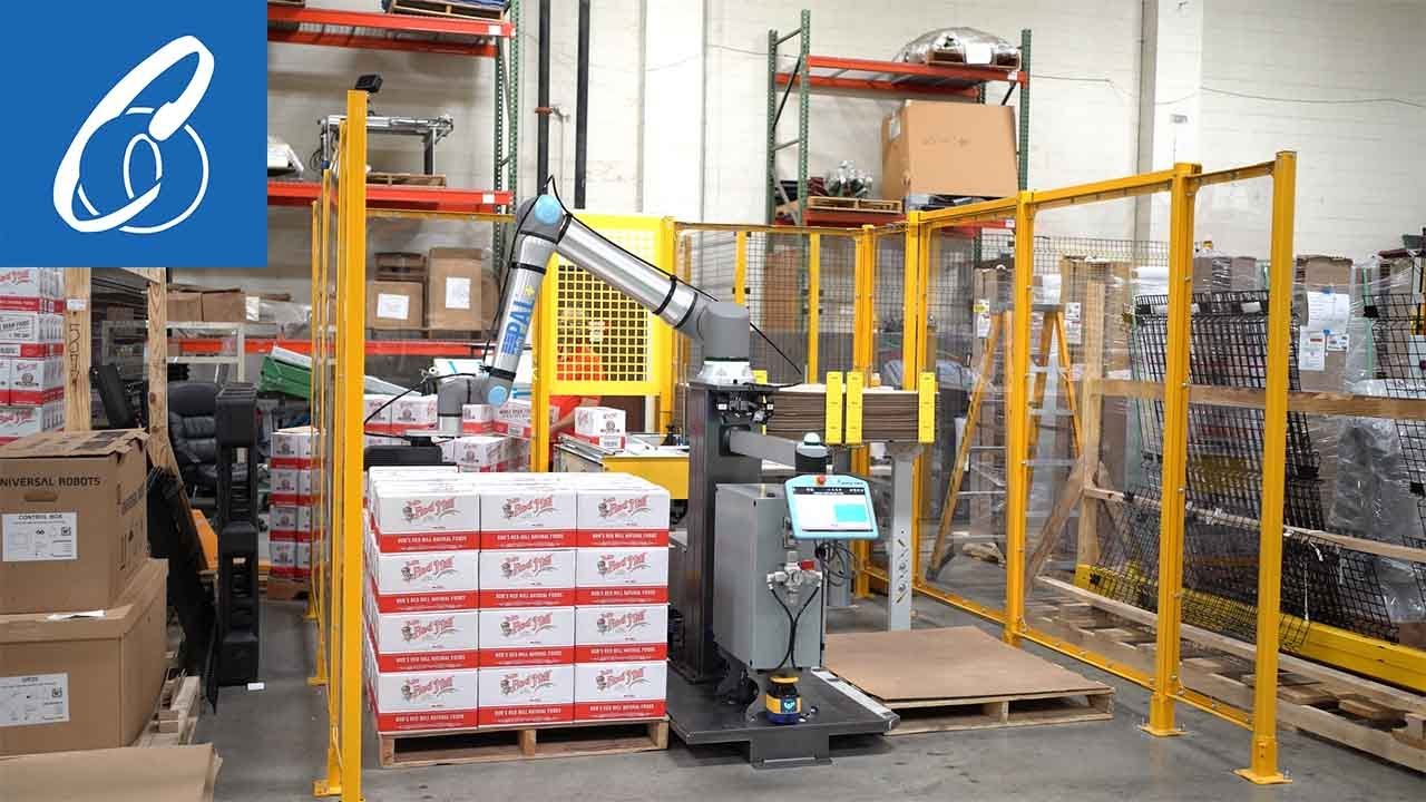 Watch how Bob’s Red Mill deployed the UR20 cobot-powered miniPAL+® palletizer from Columbia/Okura.