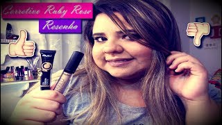 Resenha/comparativo - corretivo de alta cobertura,Ruby Rose