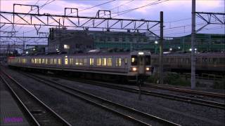 preview picture of video '【夕暮れ】107系100番台電車 高崎車両センター到着  Twilight hour,EMU Train'
