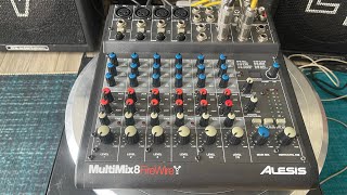 Video thumbnail for Mixer alesis bãi mỹ multimix8 FireWire hàng xuất Nhật có effecfs đẹp xuất sắc by NHƯ Ý AUDIO BÌNH ĐỊNH