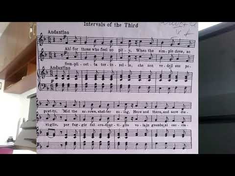 Vaccai:Semplicetta tortorella-piano accompaniment