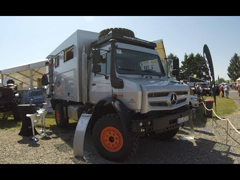 Mercedes MB Unimog U4023 4x4 Expedition vehicle Ziegler Adventure Camper walkaround + interior K0159