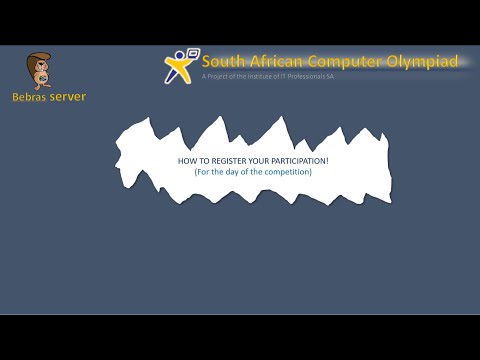 How to register your participation