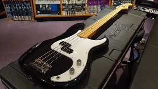 Video thumbnail for 2010 Fender American Standard Precision Bass  1951-2011 Tuxedo Black by Essex Recording Studios