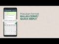 Tutorial Whatsapp Business: Contoh Quick Reply