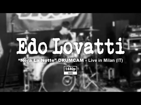 SECOLI MORTI - "Nera La Notte" - Edoardo Lovatti drumcam - Live in Milan