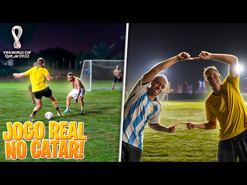 JOGO REAL DE YOUTUBERS NA COPA DO MUNDO 2022!!