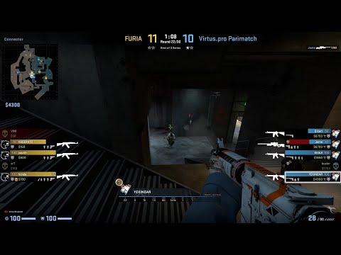 CS:GO POV Demo Virtus.Pro YEKINDAR (35/19) vs FURIA (de_overpass)