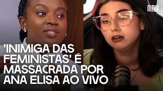 💥Ana Elisa não perdoa a cara de pau da Campopiano: "contra o voto feminino e é a mais votada?"💥