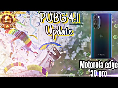 🔥 Motorola Edge 30 Pro PUBG Test | New 4.1 Update 