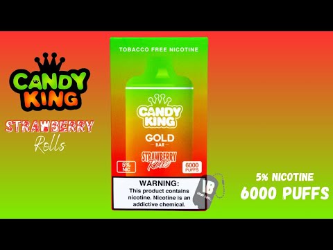 Candy King Gold Bar Disposable | 6000 Puffs