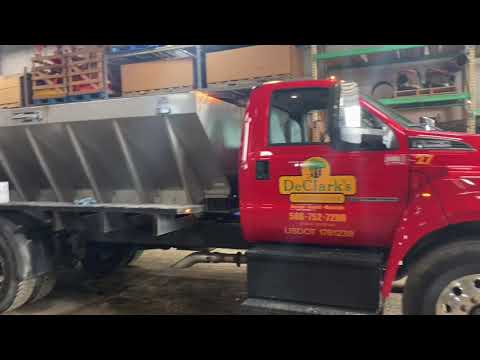 Dump truck to salt truck F750