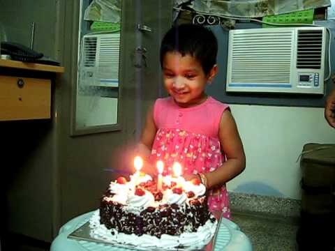 Akshatha singing happy birthday